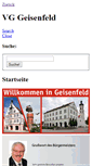 Mobile Screenshot of geisenfeld.de